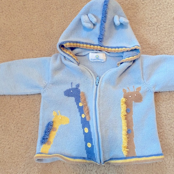 Florence Eiseman Baby Boy Giraffe Sweater - Picture 6 of 12